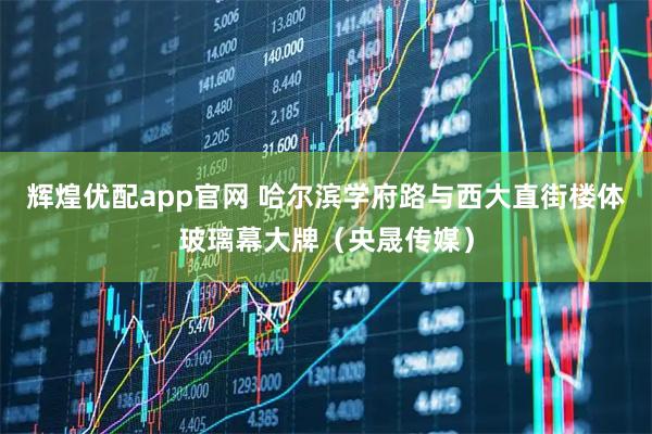 辉煌优配app官网 哈尔滨学府路与西大直街楼体玻璃幕大牌（央晟传媒）